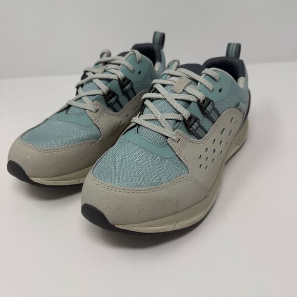 L.L. Bean Shoes - L.L. Bean's Walking Shoes Women's 7 Wide  Blue Grey Hiking Comfort EUC